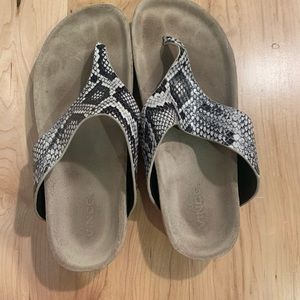 Snake skin Vince sandals